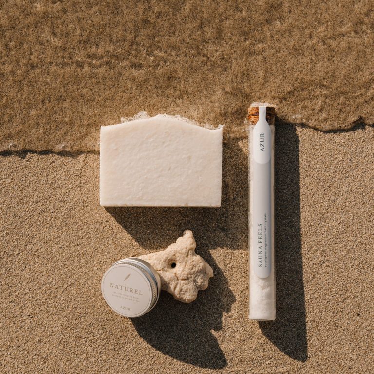 Handgemaakte Azur verzorgingsproducten natuurlijke skincare